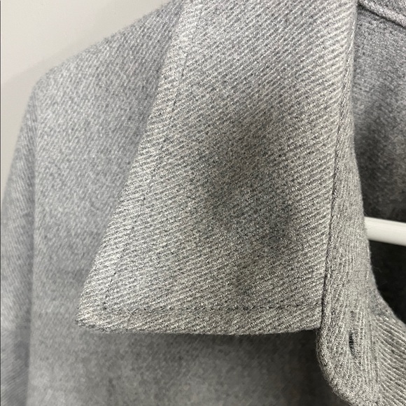 H&M Gray Button-Up Shacket - Picture 3 of 11